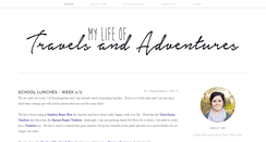 Desktop Screenshot of mylifeoftravelsandadventures.com
