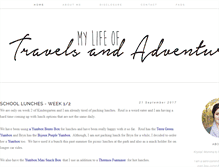 Tablet Screenshot of mylifeoftravelsandadventures.com
